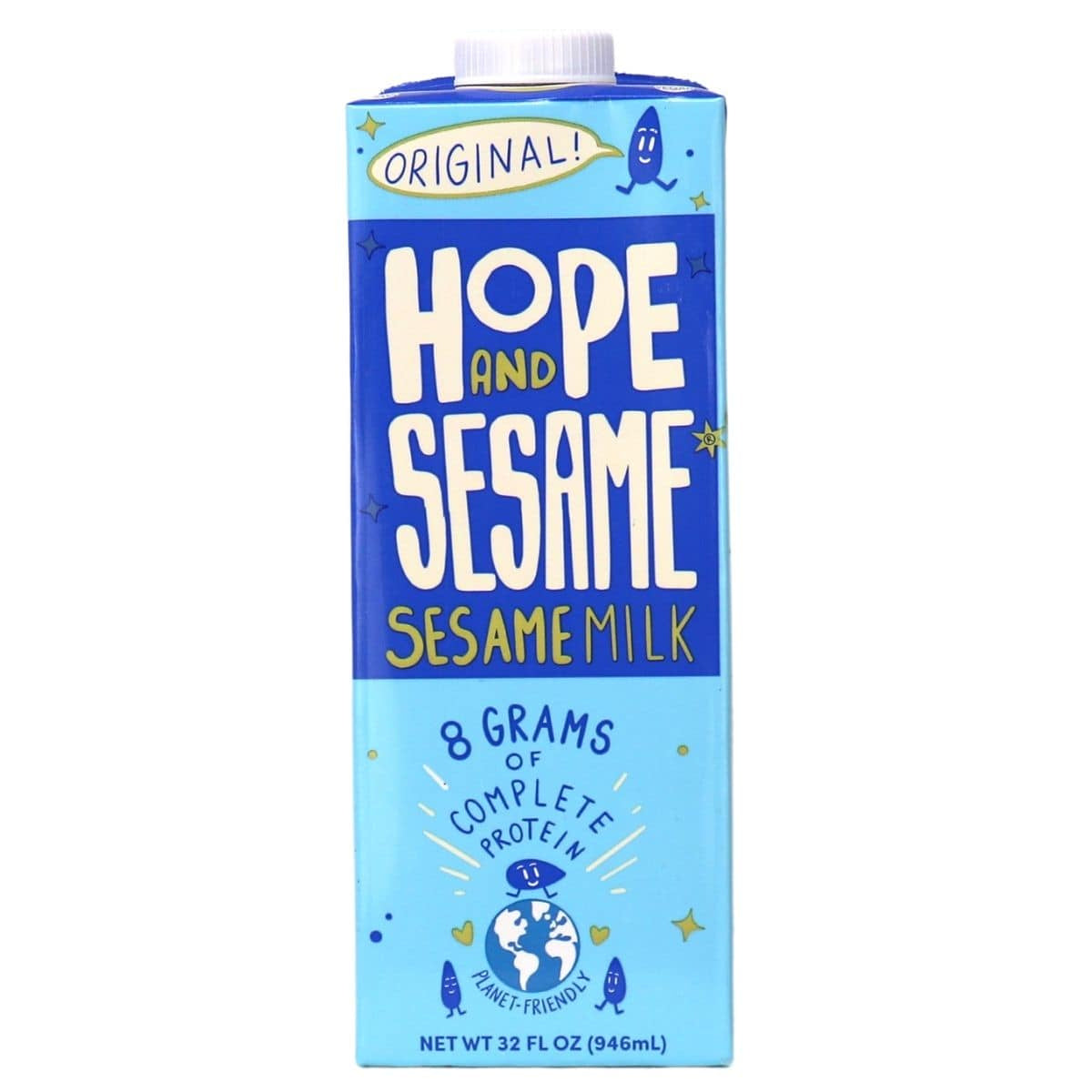✅Hope And Sesame Gluten-Free Sesame Milk Original, 946ml