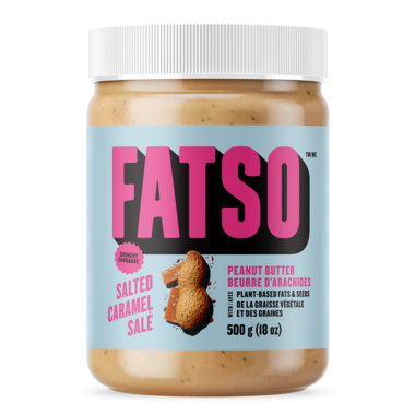 Fatso High Performance Crunchy Salted Caramel Peanut Butter 500 g