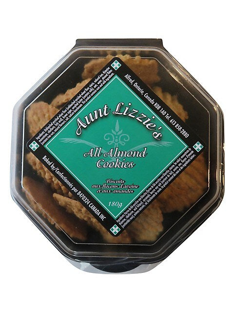 ✅🔥 Aunt LIzzie's Almond All Butter-Rolled Oat Cookies 180g