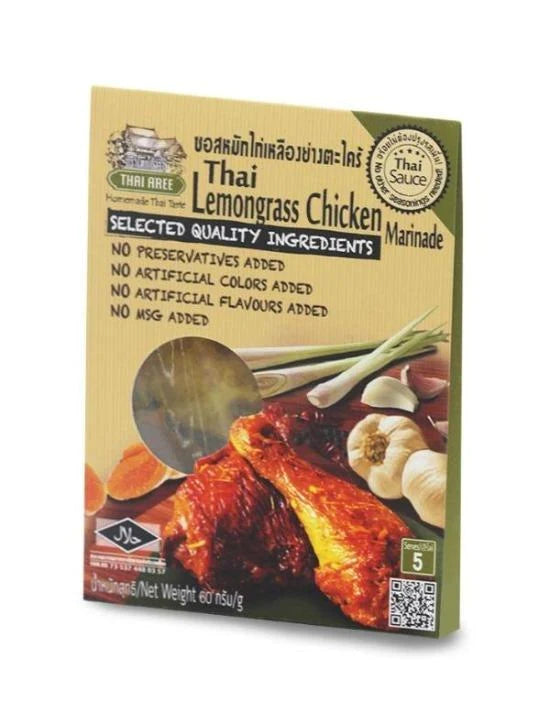 ✅ Thai Aree Lemongrass Chicken Marinade 60g (2 packs)