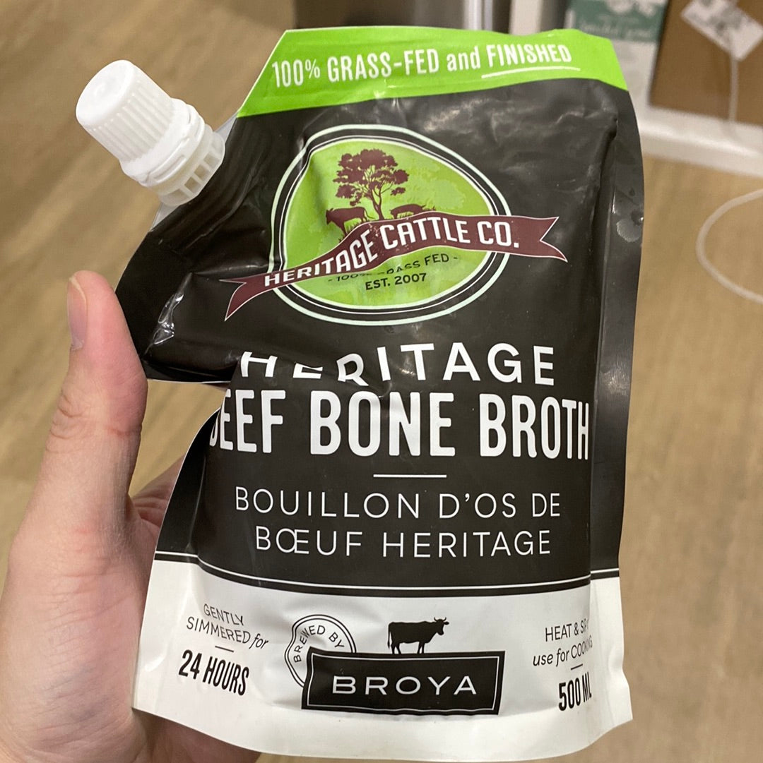 Heritage Cattle Beef Bone Broth 500 ml