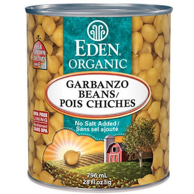 ✅ Eden Foods Organic Garbanzo Beans 796 mL