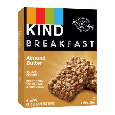✅ Kind Snacks Almond Butter Breakfast Bar 4 Packs
