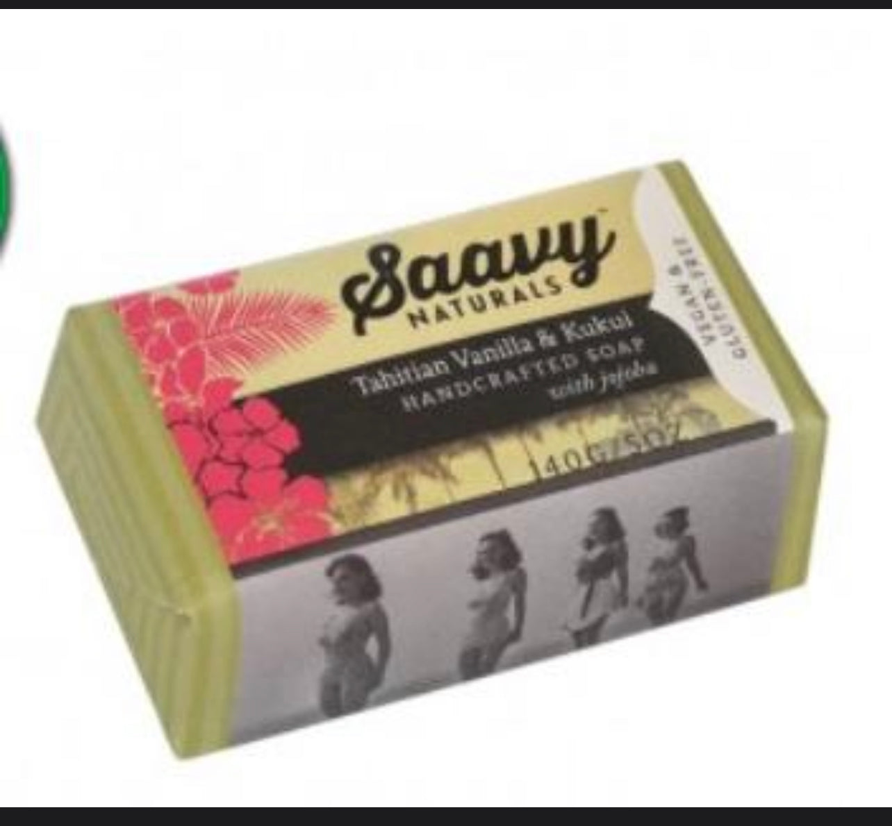 ✅ Saavy Naturals Soap Bar Tahitian Vanilla & Kukui