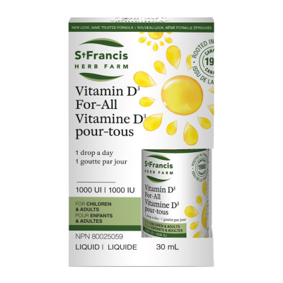 St. Francis Vitamin D for All 1000 IU 30mL