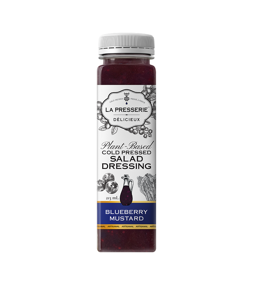 ✅⭐️ La Presserie Blueberry Mustard Plant-Based Cold Pressed Salad Dressing