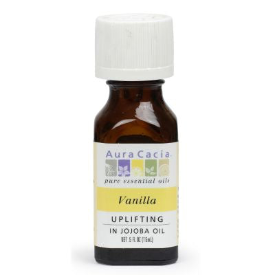 Aura Cacia Vanilla in Jojoba Oil 15mL