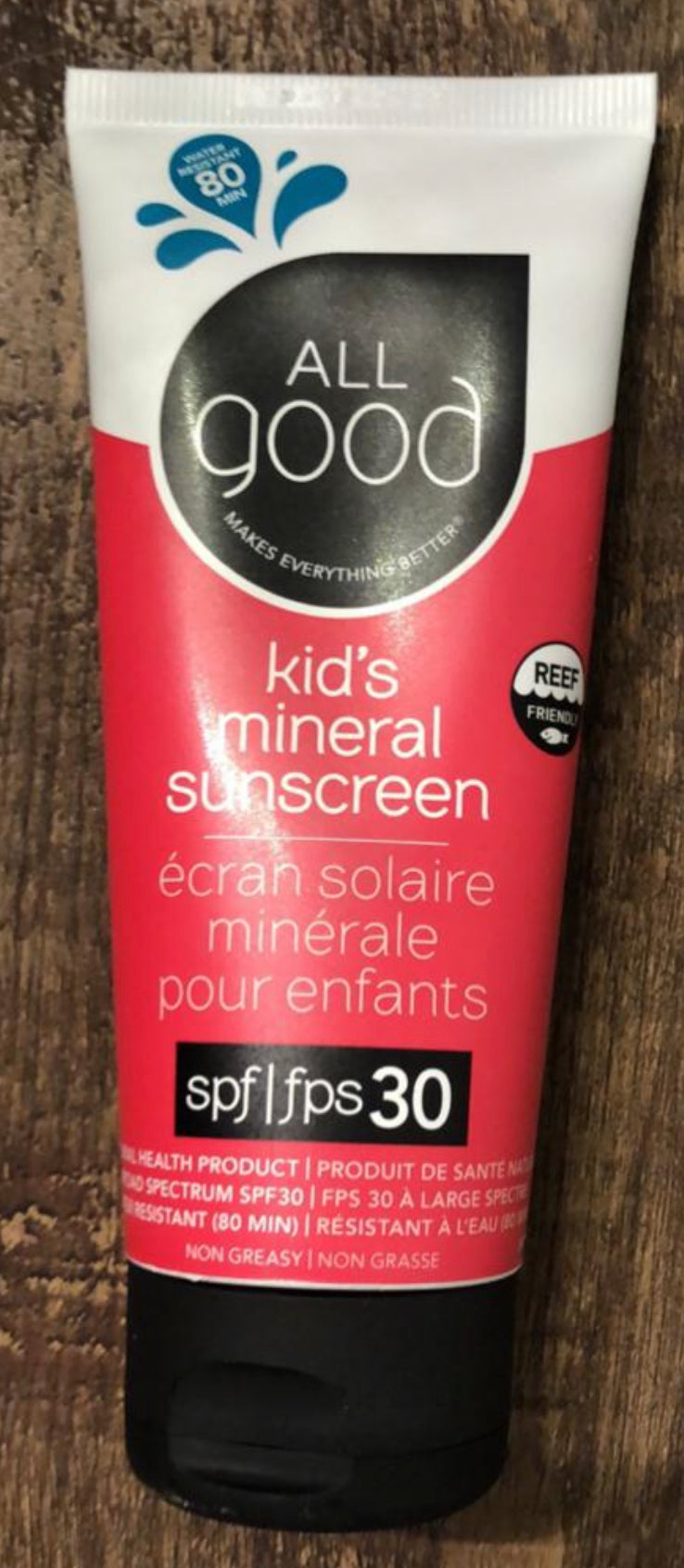 ✅All Good Kid’s Mineral Sunscreen SPF30