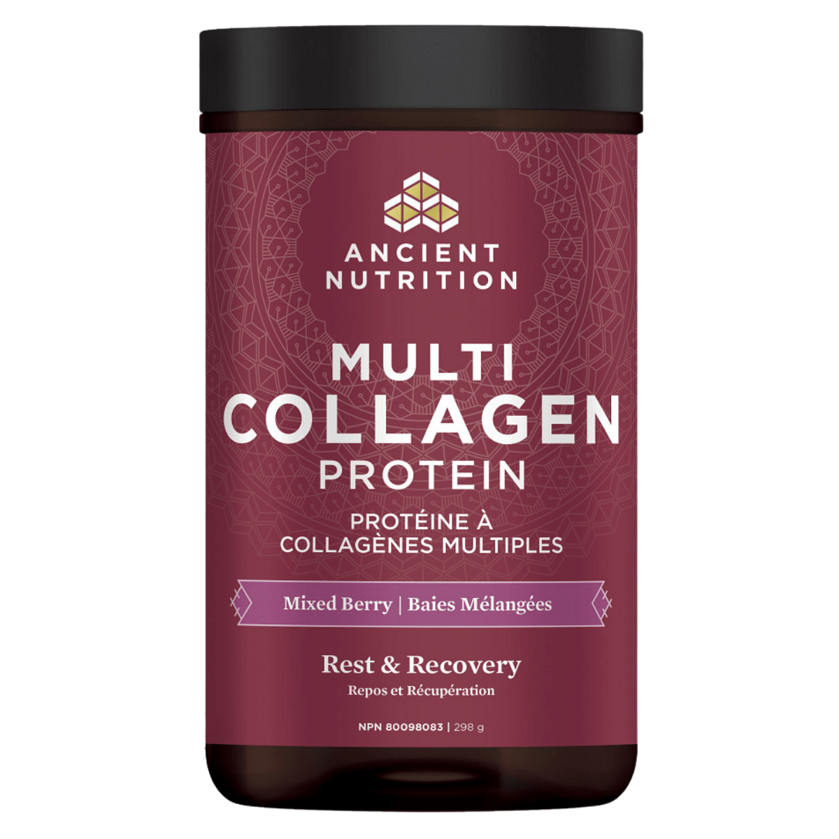 Ancient Nutrition Multi Collagen Protein Rest & Recovery Mixed Berry, 298g
