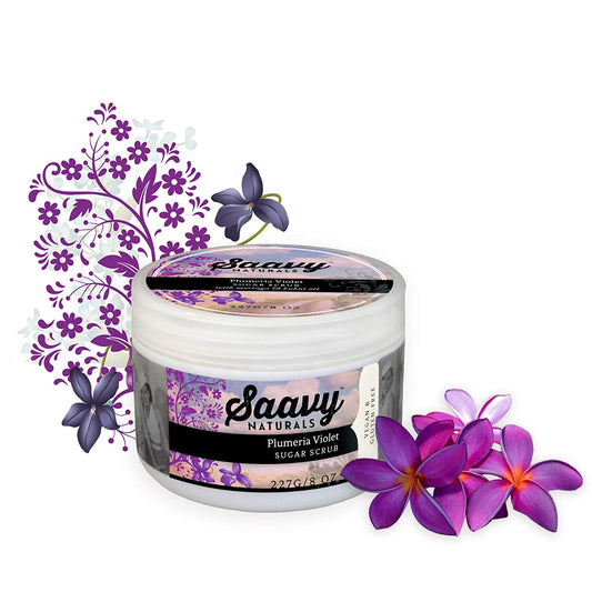 Saavy Plumeria Violet Sugar Scrub