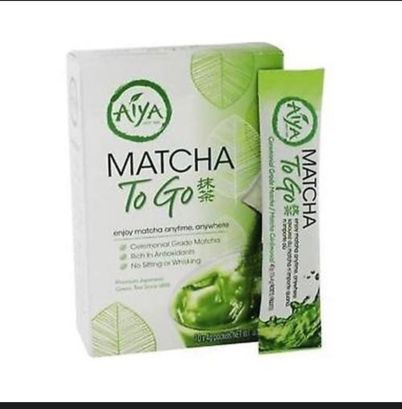 ✅ Aiya Matcha to Go 4gm Packets, 10 Count