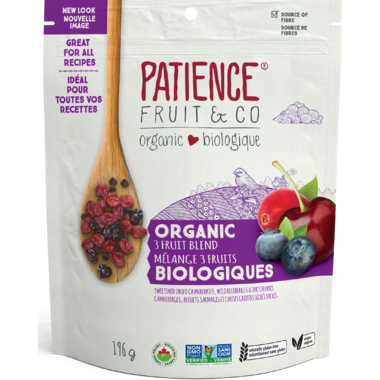 Patience Fruit & Co. Organic 3 Fruit Blend 196 g