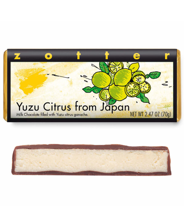 ✅ Zotter Chocolate Yuzu Citrus 70g