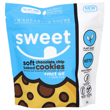 ✅🔥 Sweet Nutrition Soft Baked Chocolate Chip Cookies  68 g
