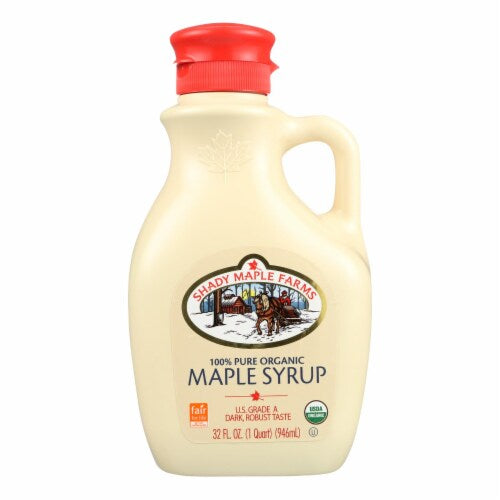 Shady Maple Farms Organic Maple Syrup, Canada Grade A, Dark, Robust Taste 946ml
