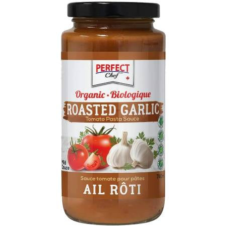 Perfect Chef Organic Roasted Garlic Pasta Sauce 740ml