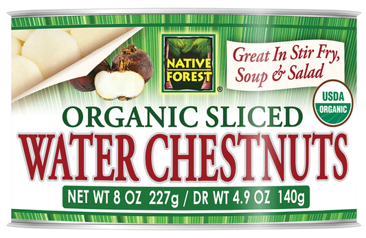 Native Forest Organic Sliced Water Chestnuts