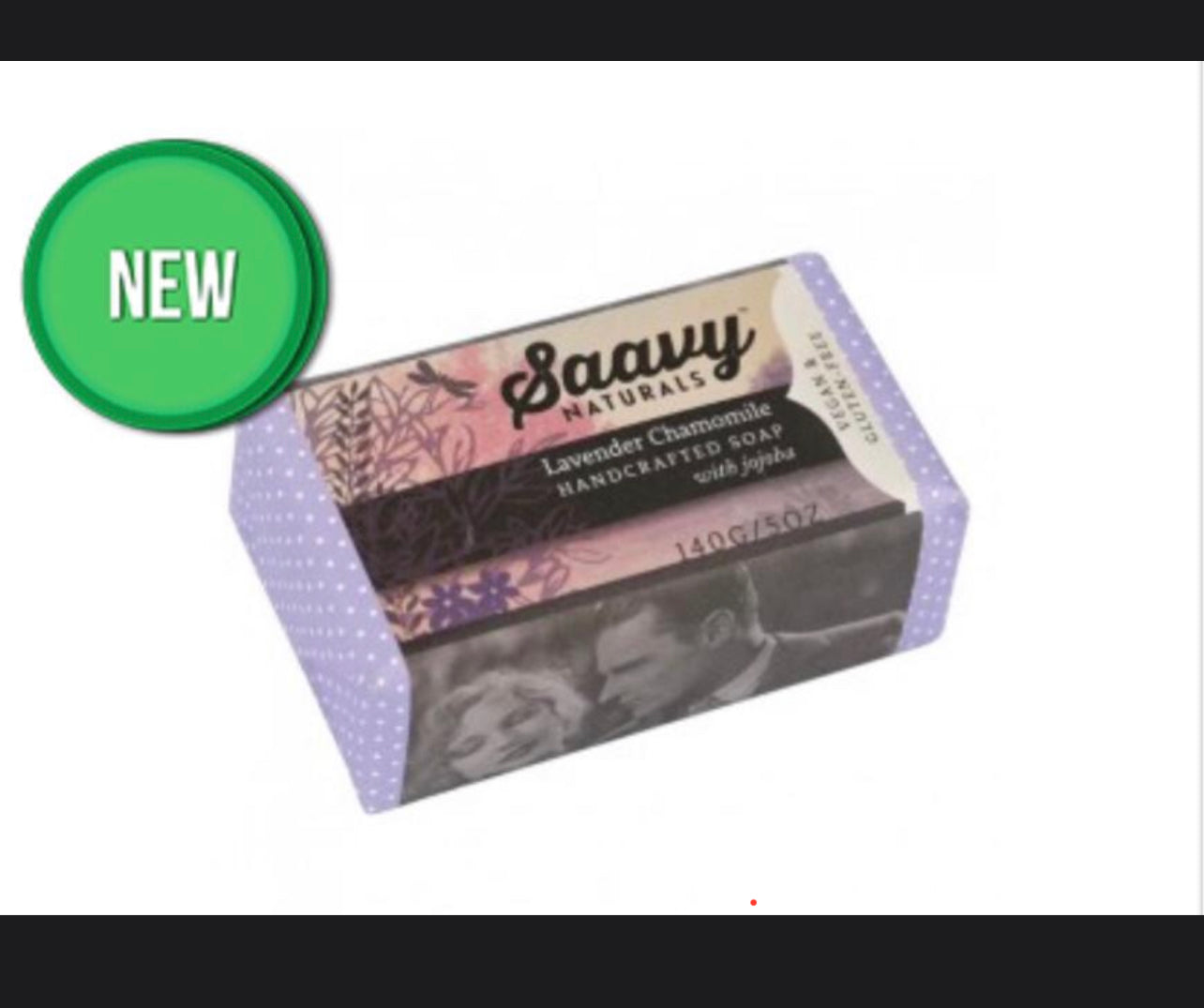 ✅ Saavy Naturals Soap Bar Lavender Chamomile with Jojoba 140g