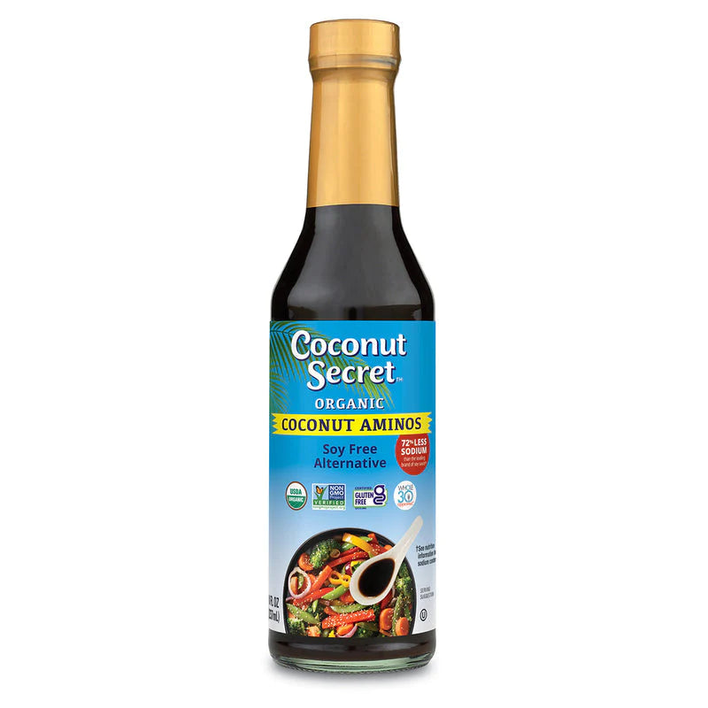 ✅🔥 Coconut Secret Organic Soy Free Coconut Seasoning Sauce Coconut Aminos 500ml