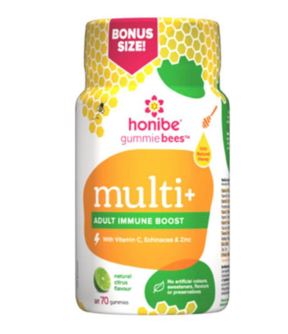 ✅ Honibe Honey Gummies Adult Complete Multivitamin with Immune Boost 60 Gummies