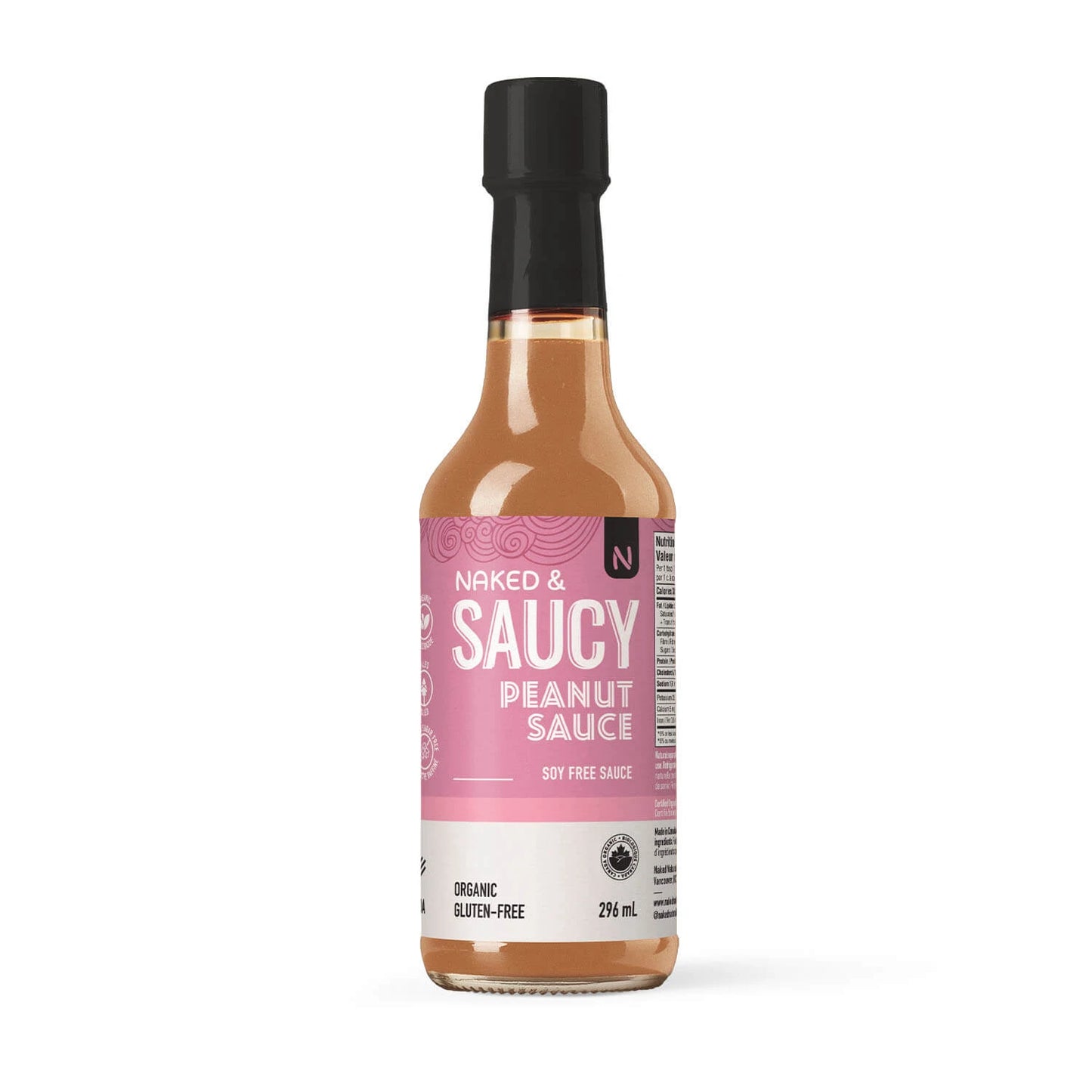 ✅🔥 Naked & Saucy Organic Peanut Sauce 296 ml