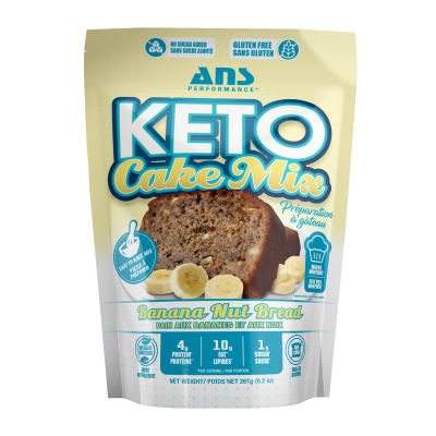 ANS Performance Keto Cake Mix Banana Nut Bread 261g