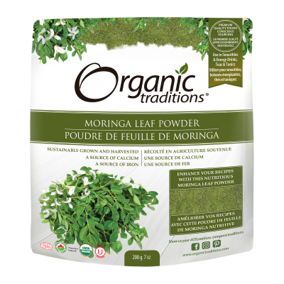 Organic Traditions Organic Moringa Leaf Powder 200g