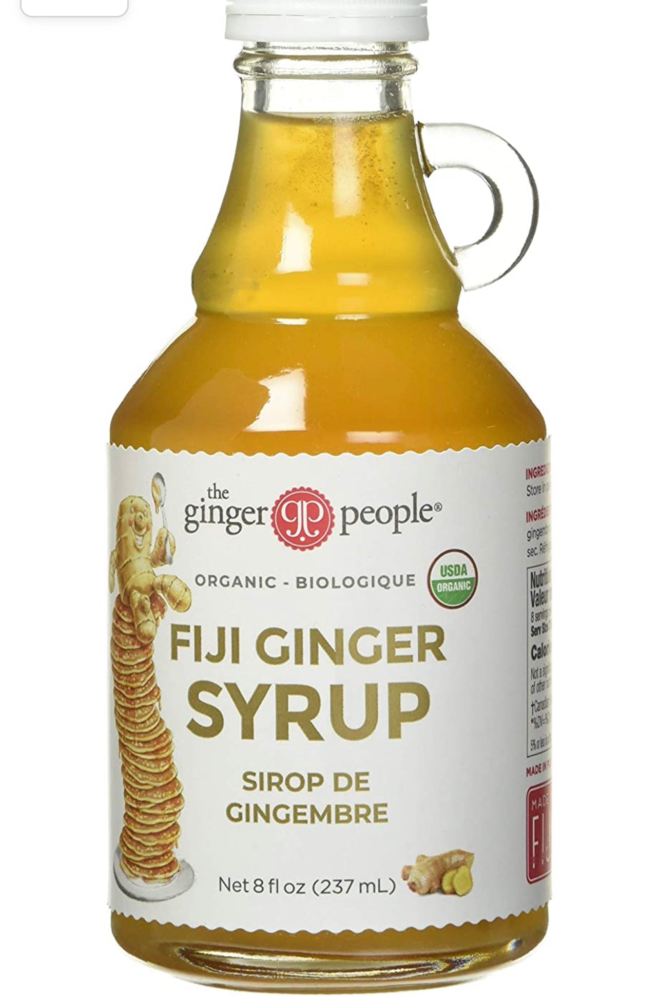✅⭐️ Ginger Organic Ginger Syrup 237ml