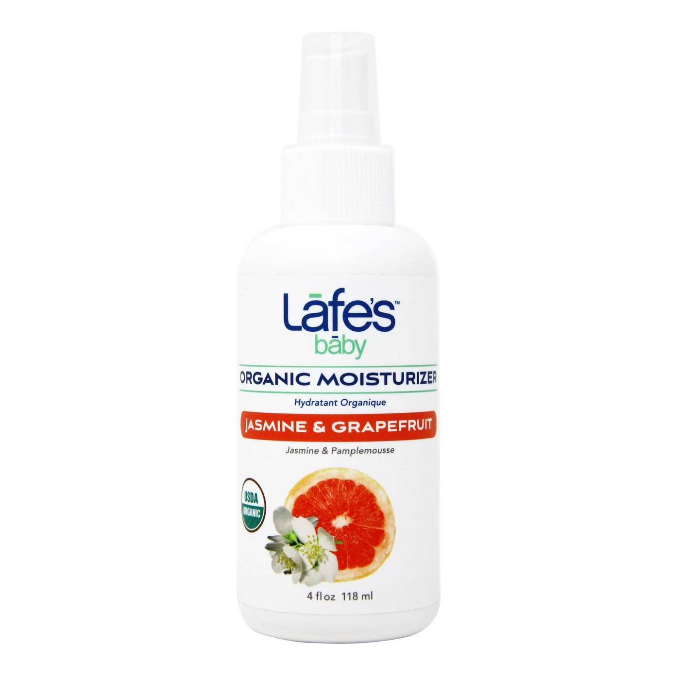 Lafe's Moisturizer Jasmine & Grapefruit 118ml