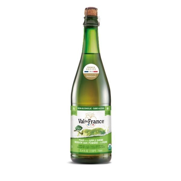 Val de France Apple Pear Organic Sparkling Juice - 750ml