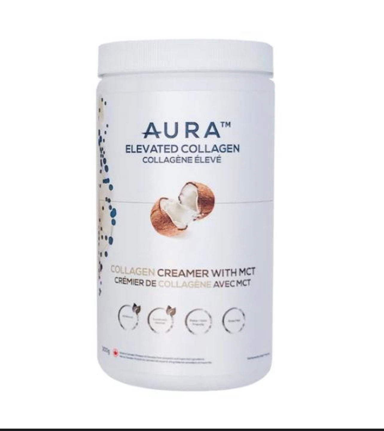 Aura Naturals Elevated Collagen Creamer with MCT 300g
