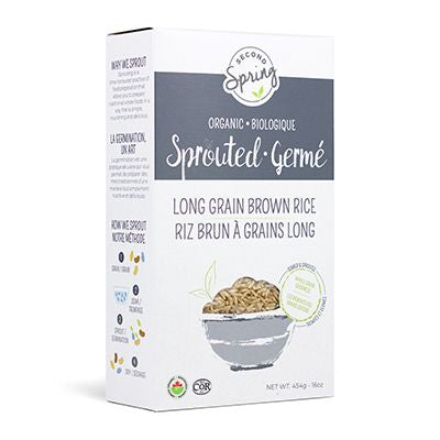 Second Spring Organic Sprouted Long Grain Brown Rice 454g