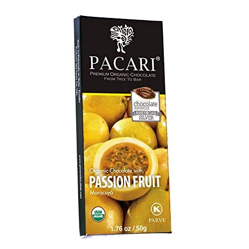 ✅ Pacari Passion Fruit Organic Chocolate Bar