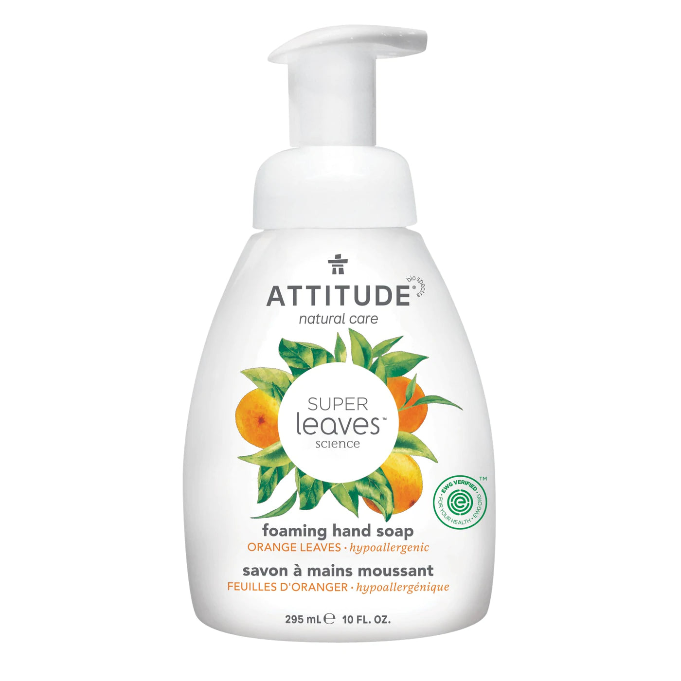 ✅⭐ Attitude Foaming Hand Soap Orange Leaves 295 ML
