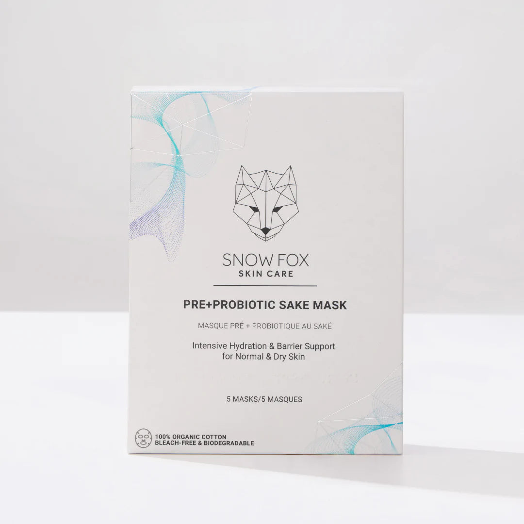 Snow Fox Skin Care Pre+Probiotic Sake Mask