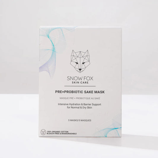 ✅🔥 Snow Fox Skin Care Pre+Probiotic Sake Mask