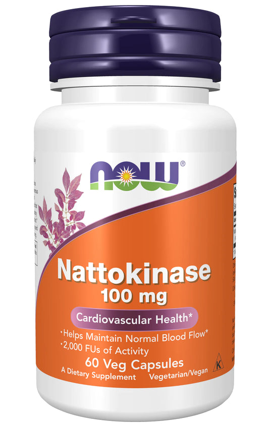 Now Foods Nattokinase 100 mg 60 Veg Capsules