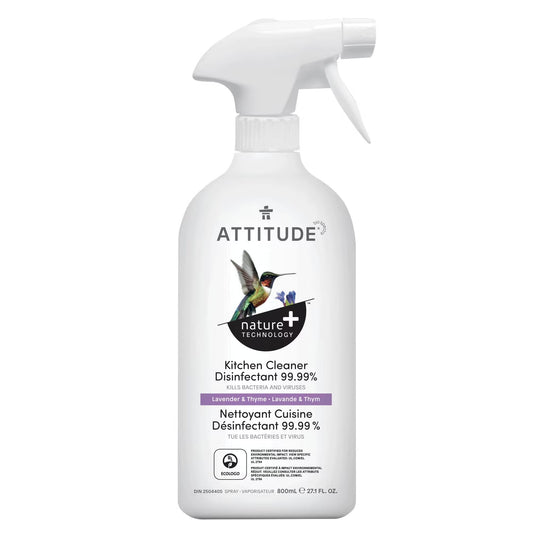 Attitude Kitchen Cleaner Disinfectant 99.9% 800ml