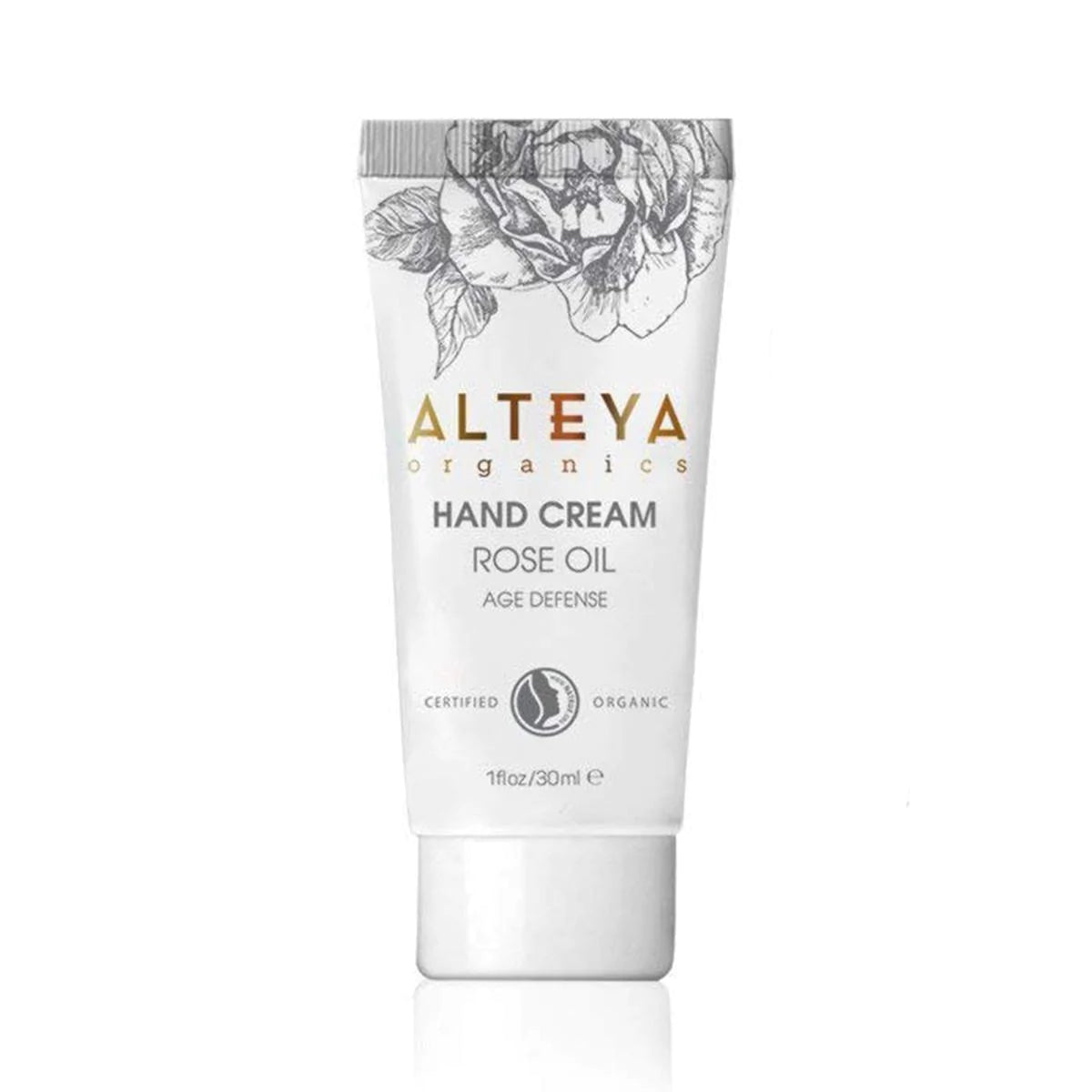 Alteya Organics Organic Hand Cream Rose Oil 30ml