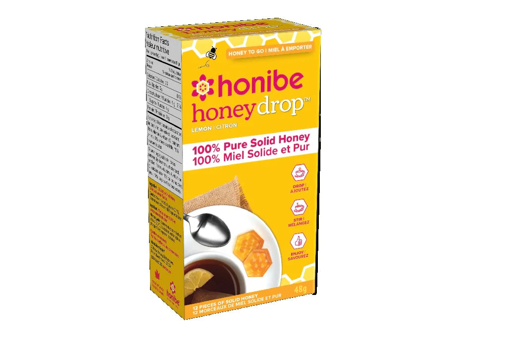 Honibe Lemon Honey Drops 12 Count