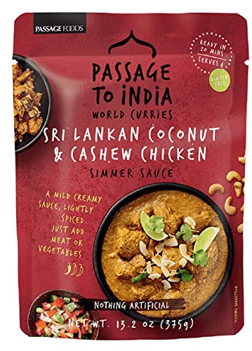 ✅ Sri Lankan Coconut & Cashew Chicken Simmer Sauce