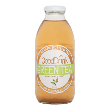 ✅ GoodDrink Green Tea with Lemon and Honey  473 mL