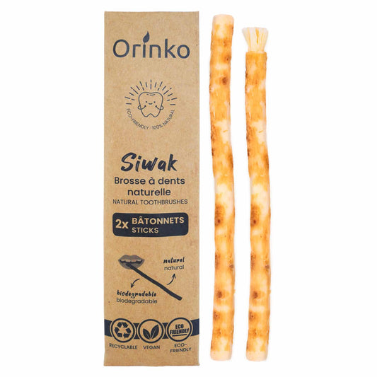 Orinko Siwak Natural Toothbrushes x2