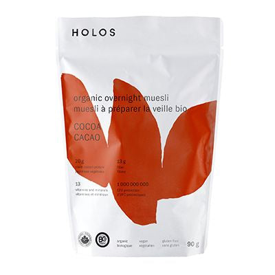 ✅ HOLOS Organic Overnight Muesli Cocoa 90g