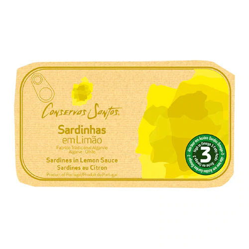 Conservos Santo Sardines Lemon Sauce 120g