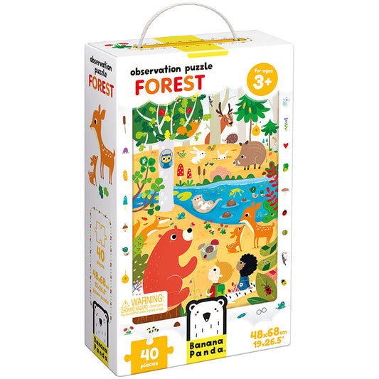 Banana Panda Observation puzzle Forest age 3+