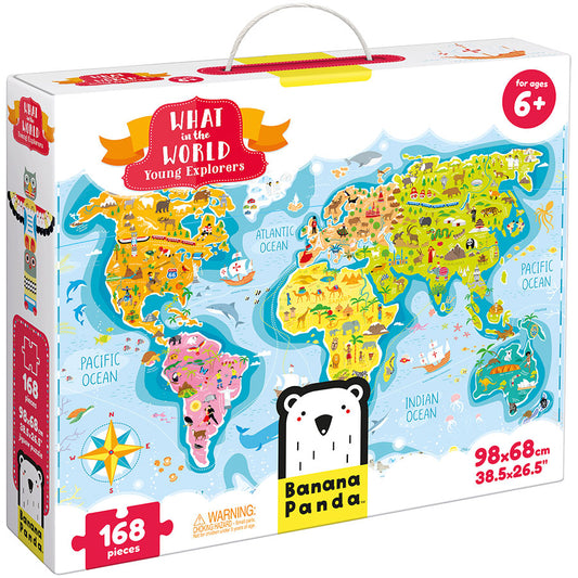 Banana Panda What in the world puzzle: Young explorer age 6+