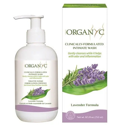 Organyc Clinically Formulated Intimate Wash Lavender 250ml