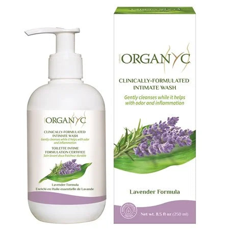 Organyc Clinically Formulated Intimate Wash Lavender 250ml