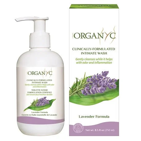 ✅ Organ(Y)c Clinically Formulated Intimate Wash Lavender 250ml